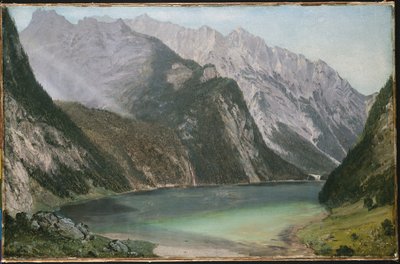 Alpin sjö av Frederic Edwin Church