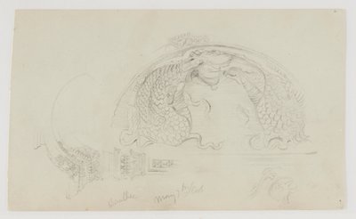 Arkitektonisk detalj, Zeus tempel, Baalbek av Frederic Edwin Church