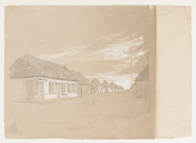 Calle de Commerce, Barranquilla, Colombia av Frederic Edwin Church