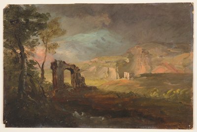 Campagna Fantasy av Frederic Edwin Church