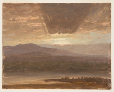 Catskills från Hudson, New York av Frederic Edwin Church