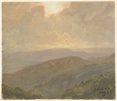 Molnig himmel, Jamaica av Frederic Edwin Church