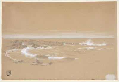 Kustlinje, Grand Manan, Kanada av Frederic Edwin Church