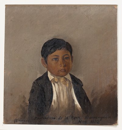 Colombia, Barranquilla, porträtt av pojke av Frederic Edwin Church