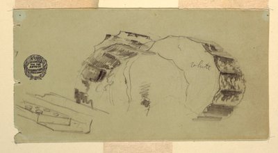 Kolumn- och Entablaturfragment, Aten av Frederic Edwin Church