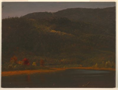 Teckning, Höstlandskap, 1860-70 av Frederic Edwin Church