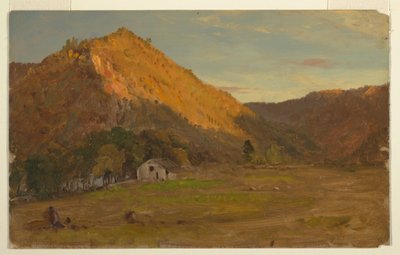 Teckning, Höstlandskap (North Carolina), 1865-70 av Frederic Edwin Church