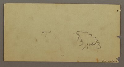 Ritning, Byggnad i månsken, möjligen 1869 av Frederic Edwin Church