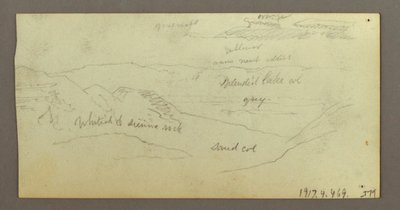 Teckning, Kamelstudier, 21-22 februari 1868 av Frederic Edwin Church