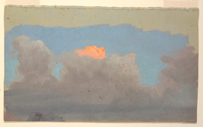 Teckning, Molnstudie, 1860-70 av Frederic Edwin Church