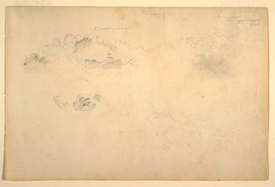 Teckning, Moln, 1844 av Frederic Edwin Church