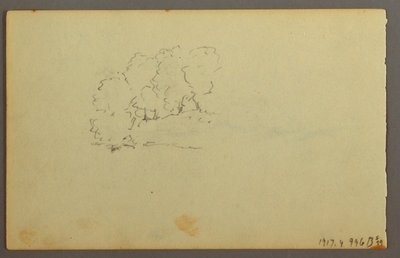 Teckning, Moln, 1844 av Frederic Edwin Church