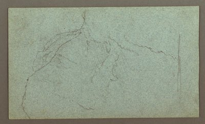 Teckning, Falls, möjligen 1868 av Frederic Edwin Church