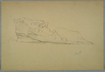 Teckning, flytande isberg, 15 juli 1859 av Frederic Edwin Church
