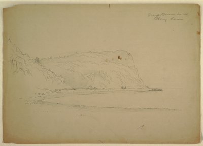 Teckning, "Apans grotta", 1851 av Frederic Edwin Church