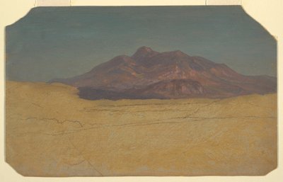 Teckning, Bergslandskap, 1868 av Frederic Edwin Church