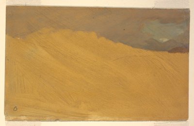 Teckning, Bergslandskap, 1860-70 av Frederic Edwin Church