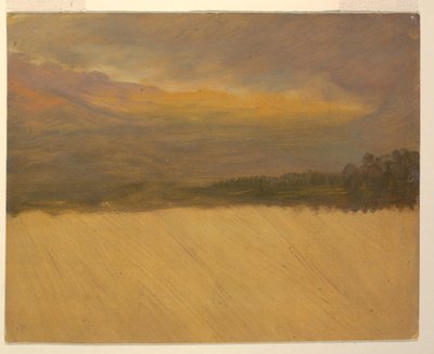 Teckning, Bergslandskap, 1860-70 av Frederic Edwin Church
