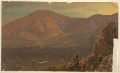 Teckning, Mt. Katahdin och Turner, 1860-78 av Frederic Edwin Church