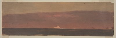 Teckning, Havslandskap med isberg, 1859 av Frederic Edwin Church