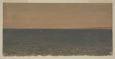 Teckning, Havslandskap med isberg, 1859 av Frederic Edwin Church