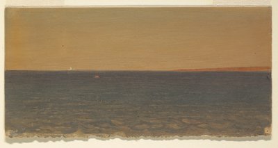 Teckning, Havslandskap med isberg, 1859 av Frederic Edwin Church