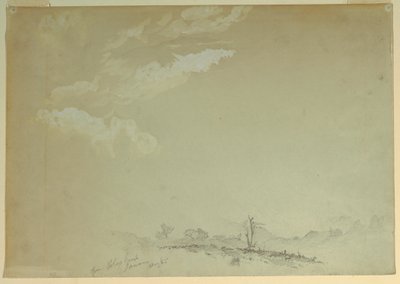 Teckning, Skisser, Bloxburgh, Jamaica, 1865 av Frederic Edwin Church