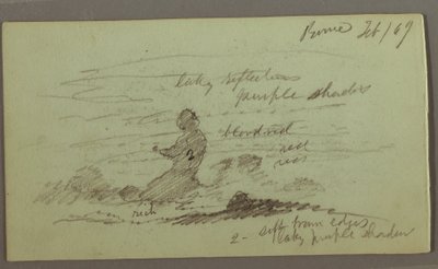 Teckning, Himmelsstudie, februari 1869 av Frederic Edwin Church