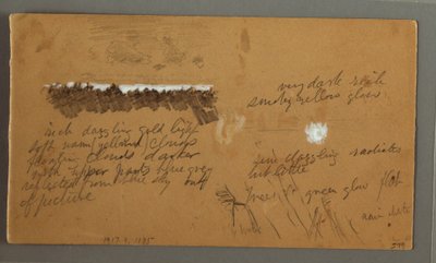 Teckning, åskväder, berg, andaktsskulptur, Österrike eller Bayern, 1868 av Frederic Edwin Church