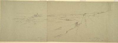 Teckning, Utsikt från Akropolis, 1869 av Frederic Edwin Church