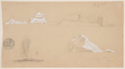 Flytande isberg av Frederic Edwin Church
