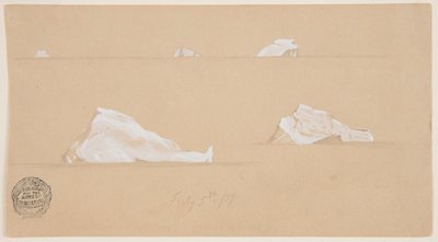 Flytande isberg av Frederic Edwin Church