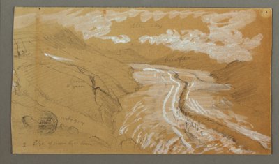 Great Aletsch Glacier, Bernese Alperna, Schweiz av Frederic Edwin Church