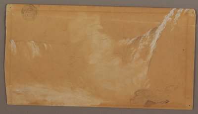 Större delen av Horseshoe Falls, sett från den kanadensiska sidan av Niagarafloden av Frederic Edwin Church
