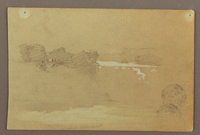 Hennequin Point och American Falls, Niagara River av Frederic Edwin Church