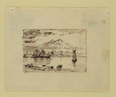 Imaginärt landskap av Frederic Edwin Church