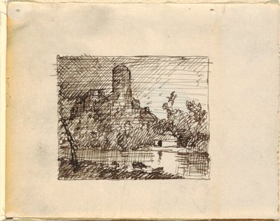 Imaginary Landscape med av Frederic Edwin Church
