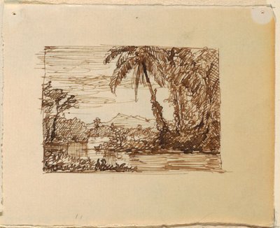 Imaginary Landscape med av Frederic Edwin Church