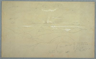 Landskap vid solnedgången, Jamaica av Frederic Edwin Church