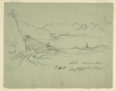 Landskap i Österrike, 5 augusti 1868 av Frederic Edwin Church