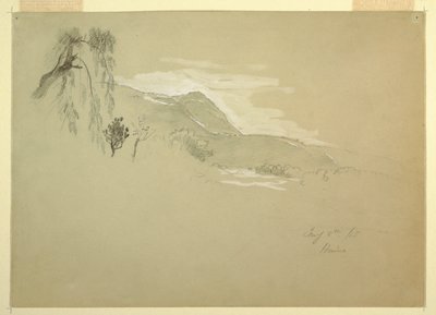 Landskap nära Huino, Mexiko av Frederic Edwin Church