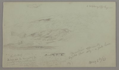 Landskap nära Baalbek, Libanon av Frederic Edwin Church