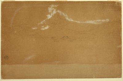Mount Chimborazo, nära Guanojo och Guaranda, Ecuador av Frederic Edwin Church