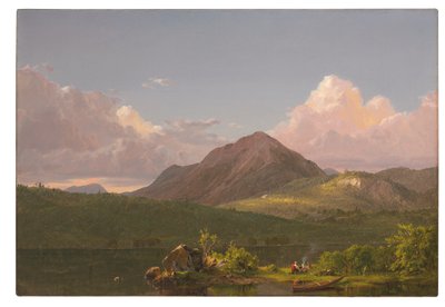 Mount Newport på Mount Desert Island, ca 1851-53 av Frederic Edwin Church