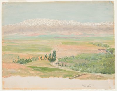 Berg nära Baalbec av Frederic Edwin Church