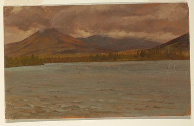 Berget Katahdin från Katahdinsjön av Frederic Edwin Church