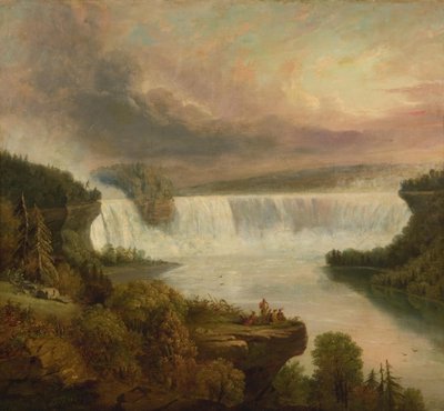 Niagarafallen (hästskofallen) av Frederic Edwin Church