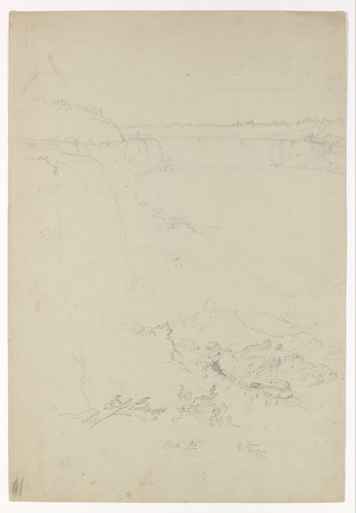 Niagarafallen från den amerikanska sidan av Frederic Edwin Church