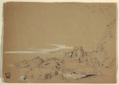 Klippiga kusten, Grand Manan, Kanada av Frederic Edwin Church