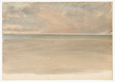Havslandskap med istapp i fjärran av Frederic Edwin Church